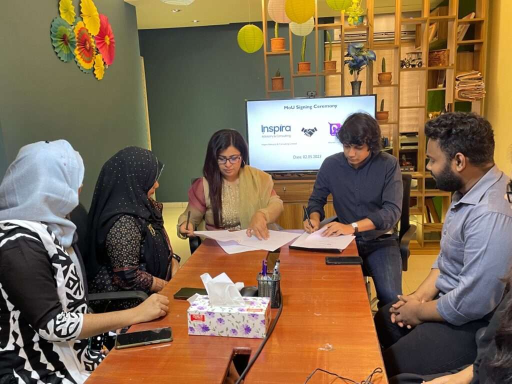 Memorandum of Understanding Agreement Between Inspira and Women and E-commerce (WE)