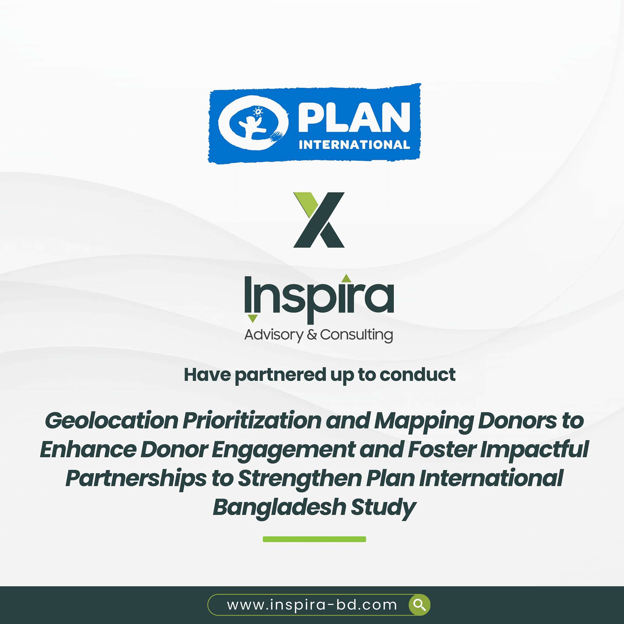 Collaboration with PLAN International to conduct the “Geolocation Prioritization and Mapping Donors to Enhance Donor Engagement and Foster Impactful Partnerships to Strengthen Plan International Bangladesh Study’’
